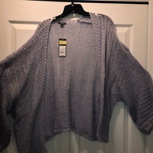 Light blue cardigan NWT
detailed crochet